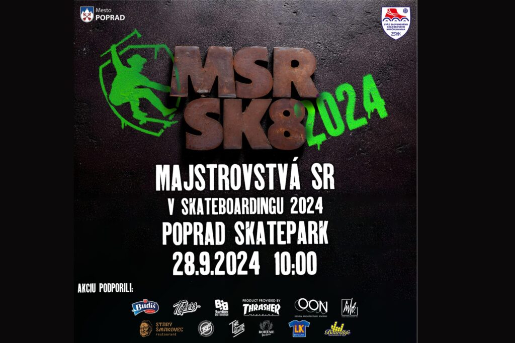 Majstrovstvá SR v skateboardingu 2024